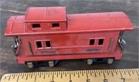 Early metal American Flyer caboose