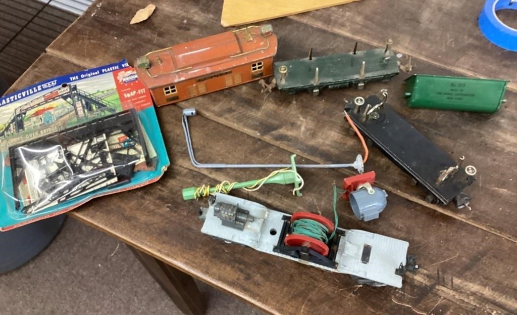 Project parts and pieces for model train