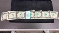 Currency: (100) 2017-A $2 Consecutive #’s Federal