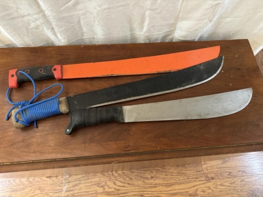 3 Machete Knives