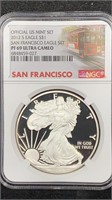 2012-S NGC PF69 Ultra Cameo Silver Proof Eagle