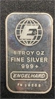 Engelhard 1oz .999+ Silver Bar