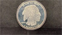 2003 Buffalo 4 Oz .999 Silver Round w/ case