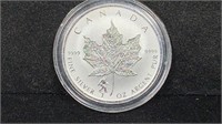 2016 1oz .9999 Silver Canadian Maple Leaf $5 Coin