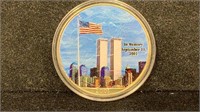 2001 Colorized 9/11/2001 ‘In Memory’ Silver Eagle