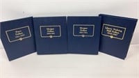 (4) Empty Whitman Coin Books: Peace Dollars,