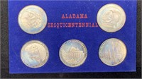 1969 Alabama Sesquicentennial Sterling Silver (5)