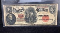 Currency: 1907 $5 ‘Woodchopper’ United States