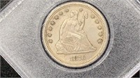 1876-CC Seated Liberty Silver Quarter