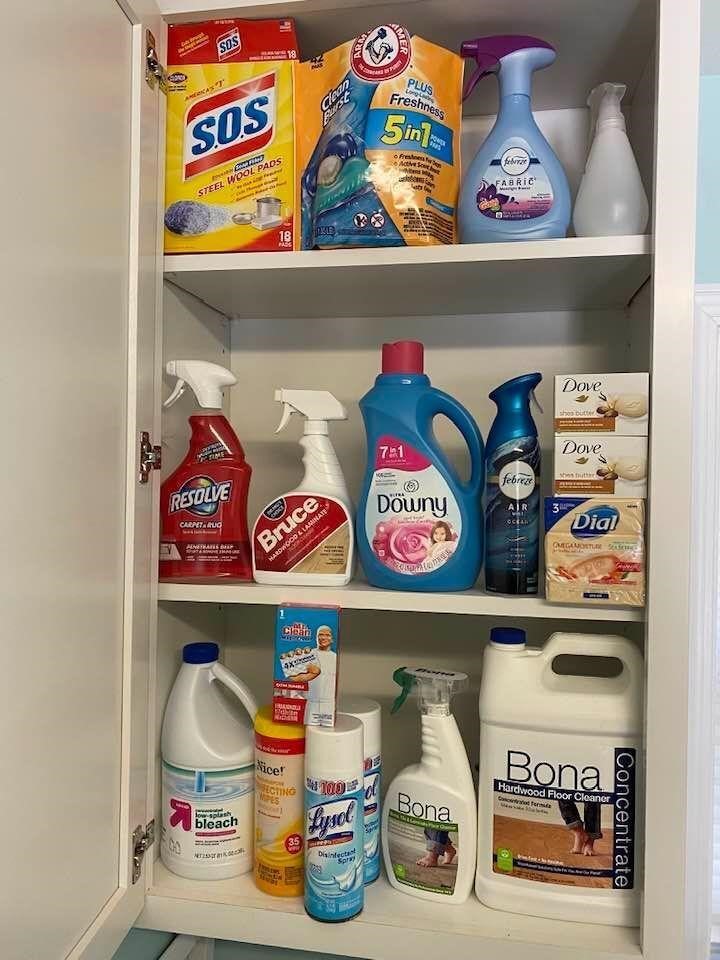 Cabinet Laundry Supplies