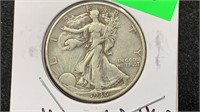 1936-D Silver Walking Liberty Half Dollar
