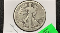 1941 Silver Walking Liberty Half Dollar