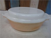 Fire King Lusterware  USA Casserole Bowl with Lid