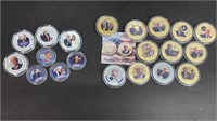 (20) Different Trump Coins: (16) Colorized CU