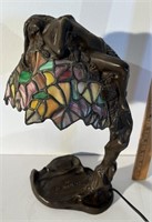 E. Thomasson Art Nouveau Lamp