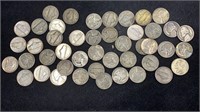 (45) Silver Jefferson War Nickels