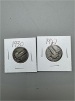 1930,27 Standing Liberty Silver Quarters