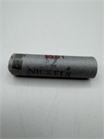 Vintage UNC $2 Roll of 1954 Nickels Roll