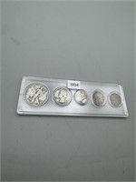 1934 Mint/Year Sets, Silver Coins