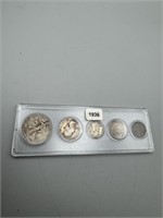 1936 Mint/Year Sets, Silver Coins