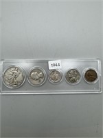 1944 Mint/Year Sets, Silver Coins