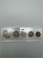 1945 Mint/Year Sets, Silver Coins