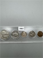 1954 Mint/Year Sets, Silver Coins
