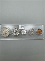 1959 Mint/Year Sets, Silver Coins