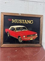 Vintage '65 Mustang Wall Decor