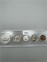 1961 Mint/Year Sets, Silver Coins
