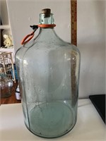 Vintage 5 Gallon Glass Jug 22" #2