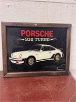 Vintage Porsche 930 Turbo Wall Decor