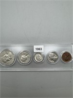 1963 Mint/Year Sets, Silver Coins