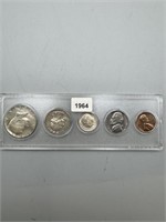 1964 Mint/Year Sets, Silver Coins