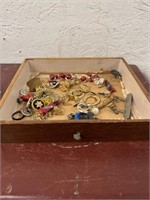 Box Drawer of Costume Jewelry