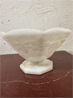 Vintage Milk Glass Compote