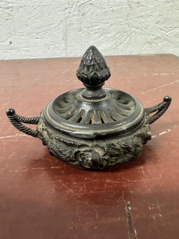 Antique Middle Eastern Bronze Incense Burner