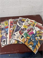 Lot of Eight 1980's Spider-Man Comic Books