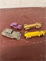 Antique Metal Toy Cars (Tootsie & Erie)