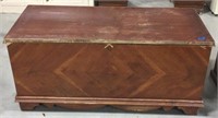 Wooden chest 20.5x46x21.5 - top not attached