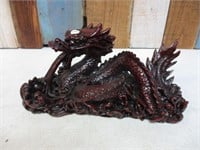 10" Long Dragon Resin Figure