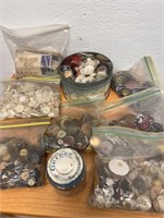 Large Lot of Antique Buttons