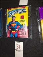 Superman the movie photo cards one pack sealed