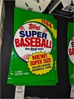 Topps Super Baseball one giant picture card 1984