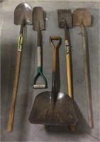 5 shovels including Kodiak & Coast to Coast