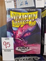 Dragon Shield purple matte sleeves