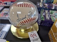 Autographed Frank Robinson baseball