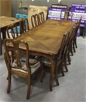 Wooden Ethan Allen dining table -NICE