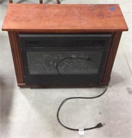 Heat Surge electric fireplace w/ Heat Surge
