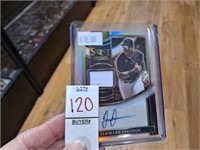 Autographed Termarr Johnson card